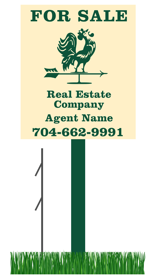 The Farms Real Estate Sign Post and Stake
