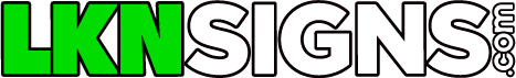 LKN Signs logo – full-service sign and vehicle wrap company in Mooresville, NC
